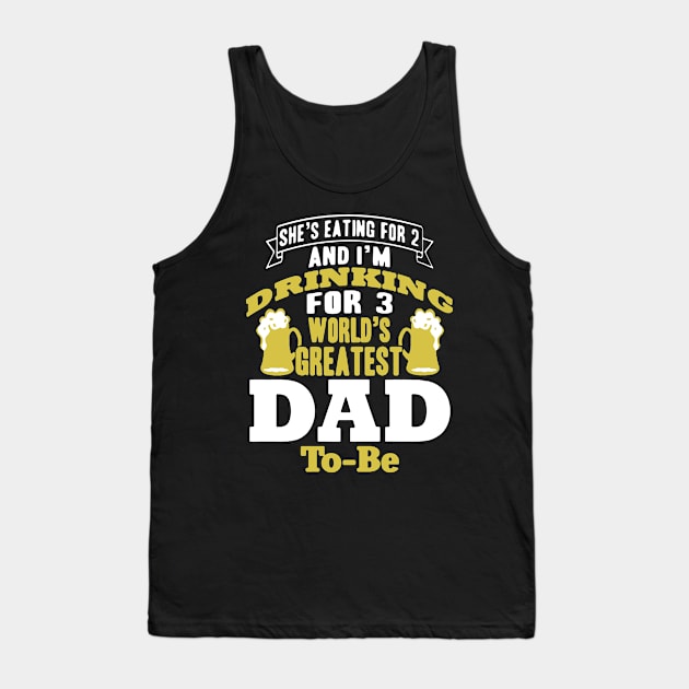 World Greatest Dad Tank Top by babettenoella